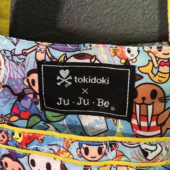 Tokidoki jujube superbe bag in hard to find sea amo print yellow original - Picture 8 of 9
